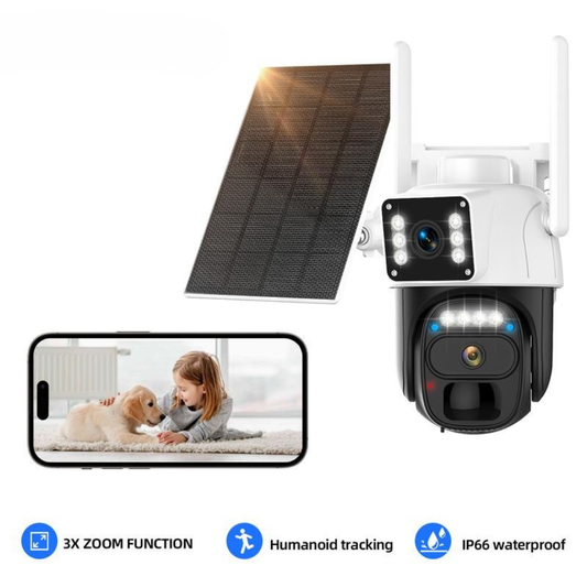 2K Solar Dual-Lens Cameras