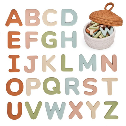 26 Silicone Alphabet Magnetic Letters