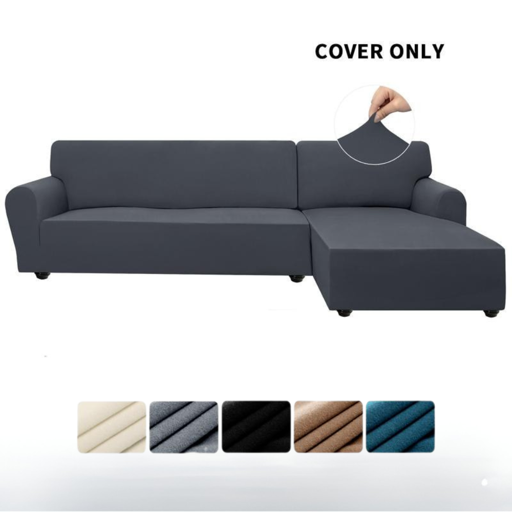 Spandex Non-Slip LShape Sofa Cover
