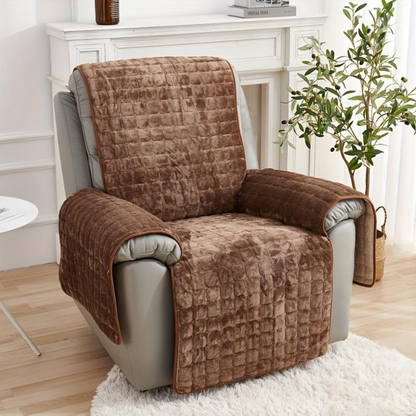 Velvet Recliner Chair Cover