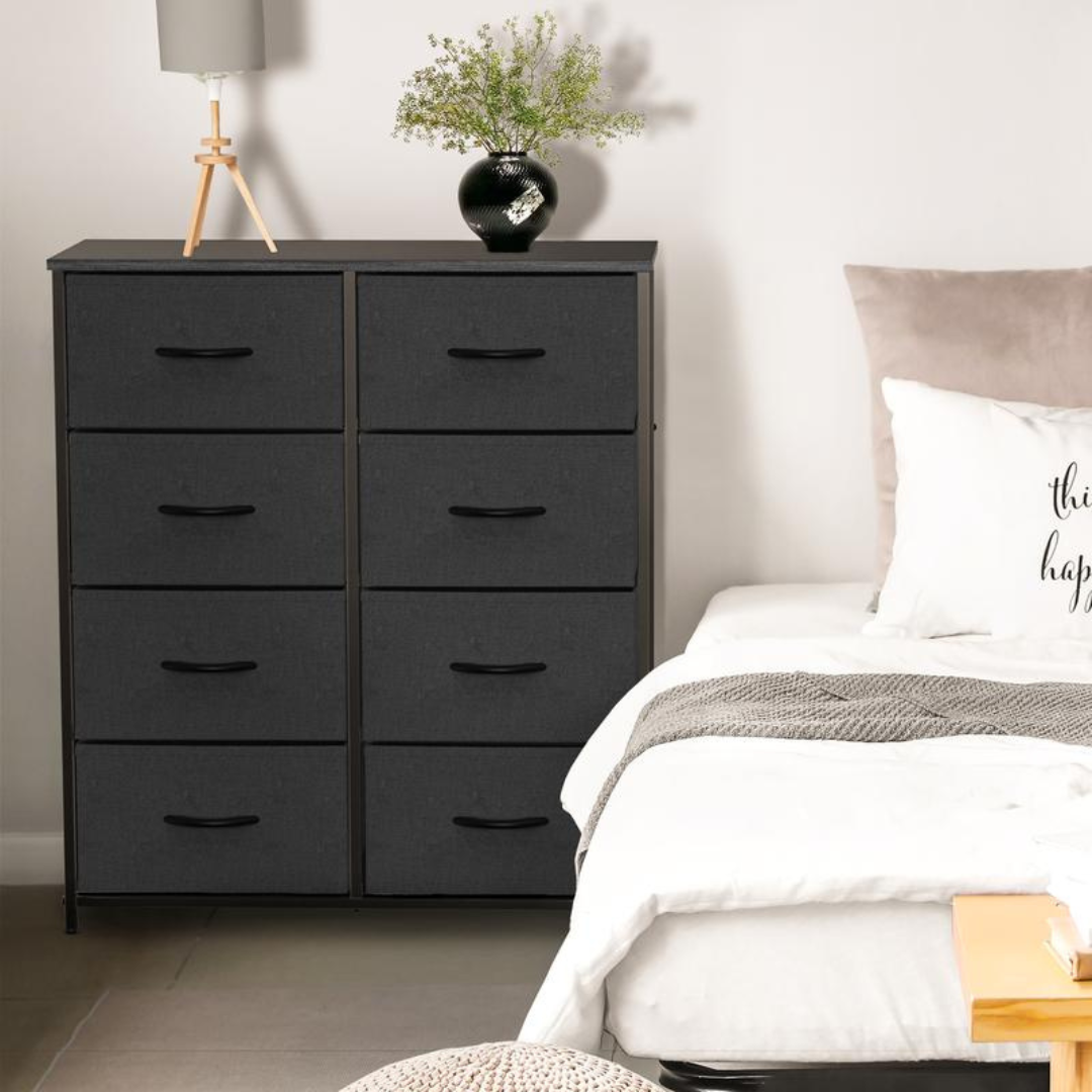 Dresser for Bedroom with 8 Fabric Drawers