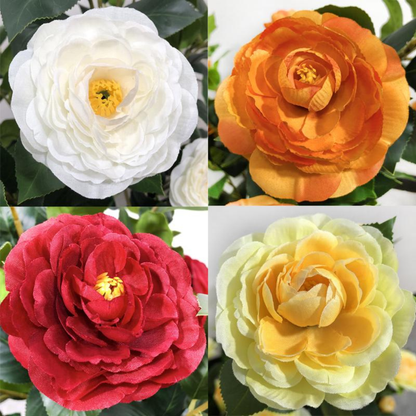 2 Pcs 3-foot Camellia Tree with Decorative Pebbles