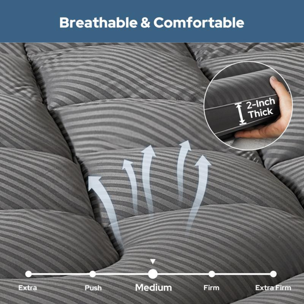 Double Size Cooling Mattress Topper