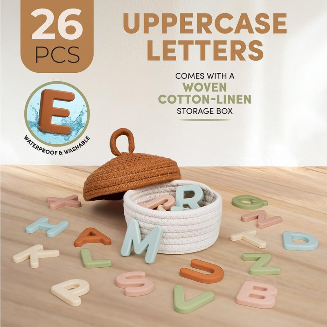 26 Silicone Alphabet Magnetic Letters
