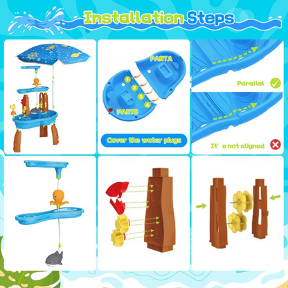Water and Sand Table for Kids