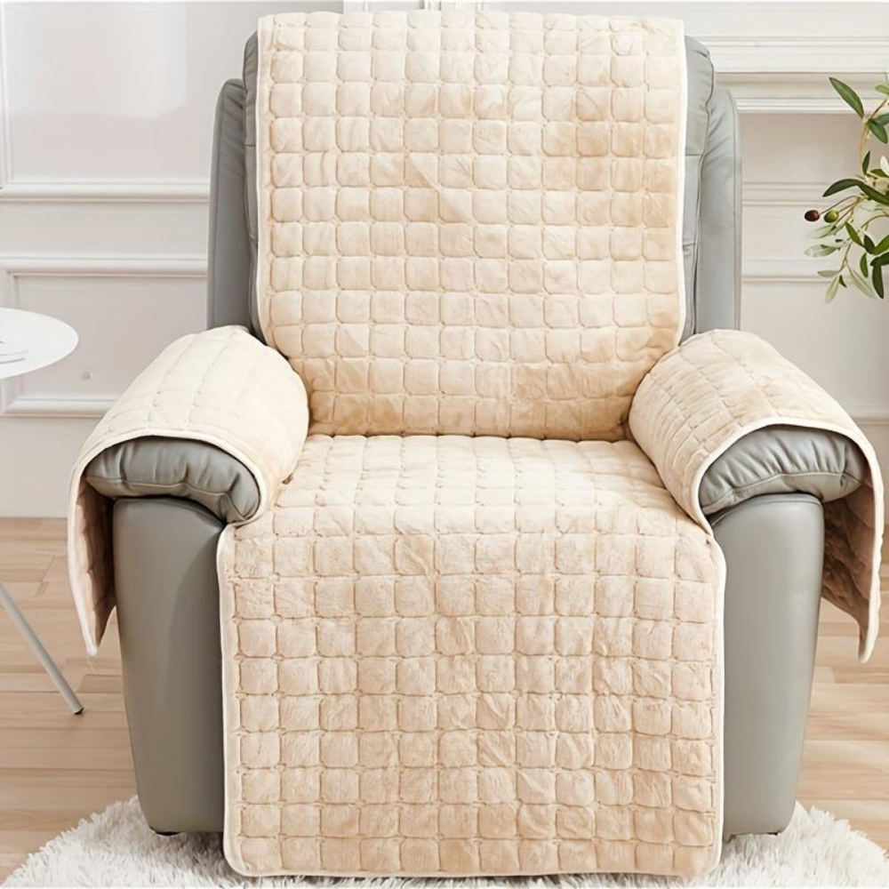 Velvet Recliner Chair Cover