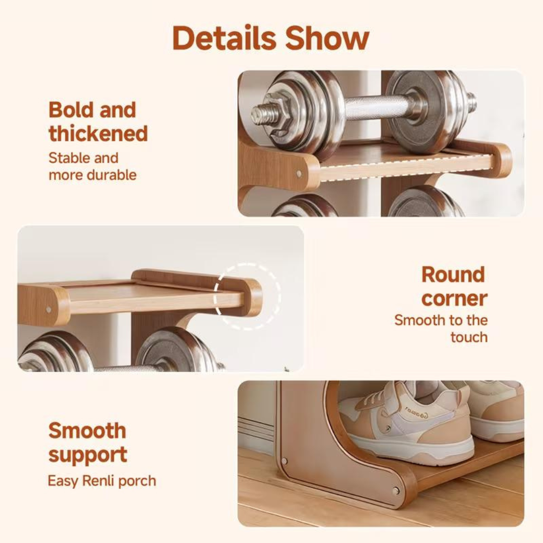 7 Tier Bamboo Shoe Rack