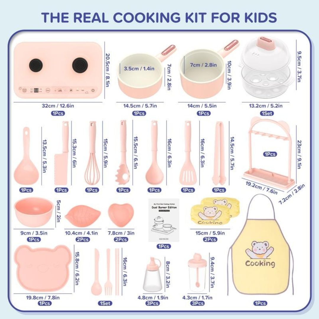 Double Stove Children's Kitchen Set