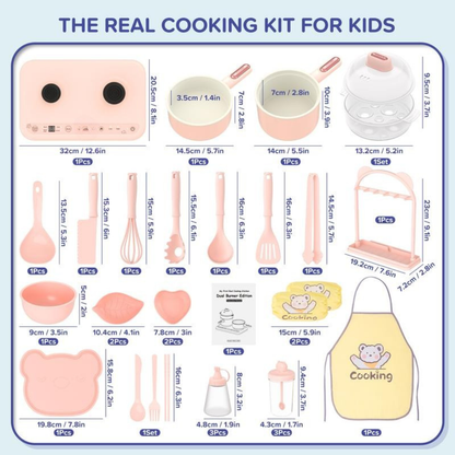 Double Stove Children's Kitchen Set