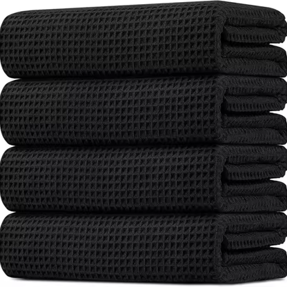 4 Pack Waffle Bath Towels