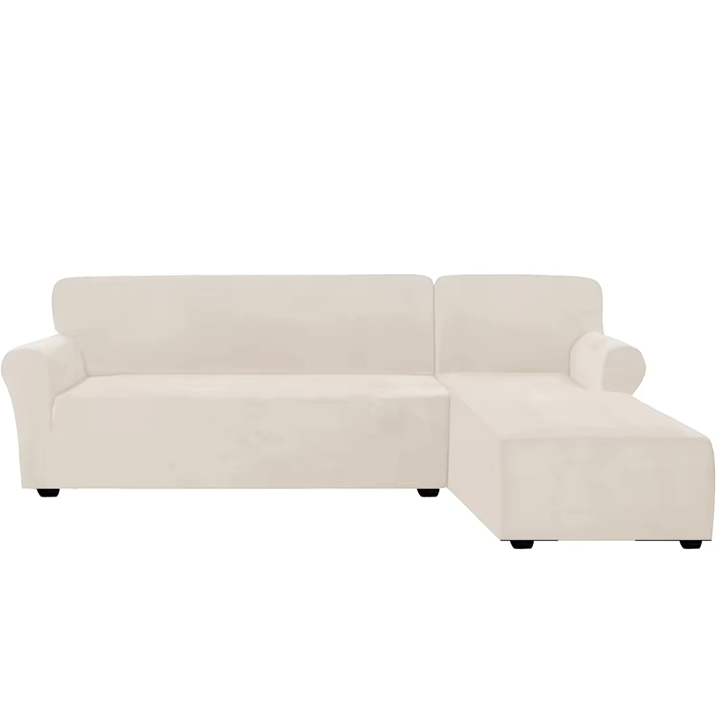 Spandex Non-Slip LShape Sofa Cover