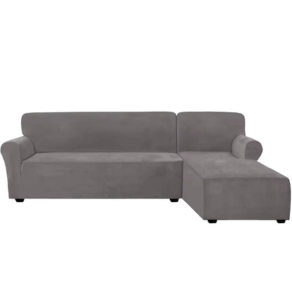 Spandex Non-Slip LShape Sofa Cover
